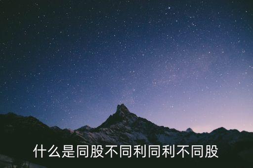 同利b是什么股票，b 股什么股票