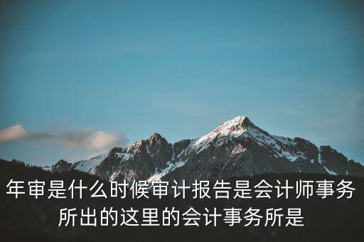 年度審計(jì)報(bào)告什么時(shí)候，企業(yè)財(cái)務(wù)年度審計(jì)報(bào)告什么時(shí)候 有沒有規(guī)定性文件