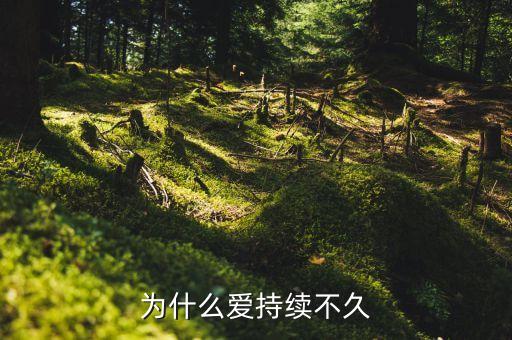 為什么持久率不久，為什么愛持續(xù)不久