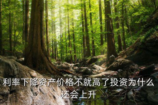 為什么利率下降投資會增加，為什么利率下降會導致股價上升