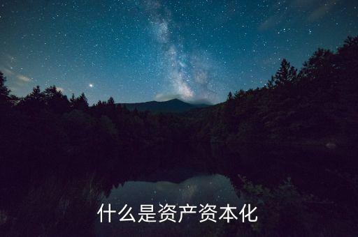 國(guó)有資產(chǎn)資本化是什么，資產(chǎn)資本化是什么意思
