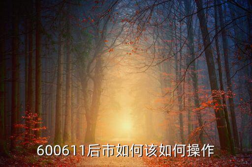 600611有什么概念，600611后市如何該如何操作