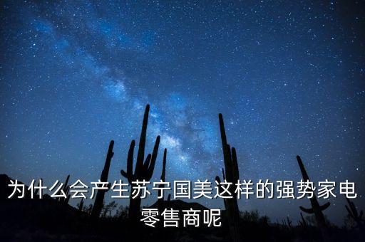 蘇寧為什么銷售額2000多億，為什么會(huì)產(chǎn)生蘇寧國(guó)美這樣的強(qiáng)勢(shì)家電零售商呢