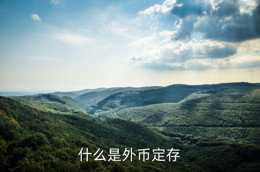 銀行為什么有外幣存款，外匯儲蓄是什么意思