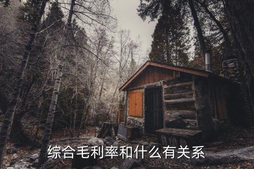 什么是綜合毛利，綜合毛利率和什么有關(guān)系