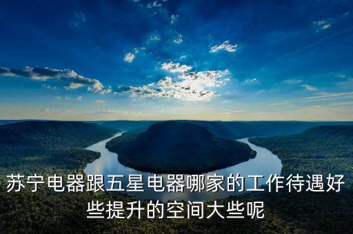 五星電器運(yùn)營(yíng)和蘇寧有什么不同，蘇寧電器跟五星電器哪家的工作待遇好些提升的空間大些呢