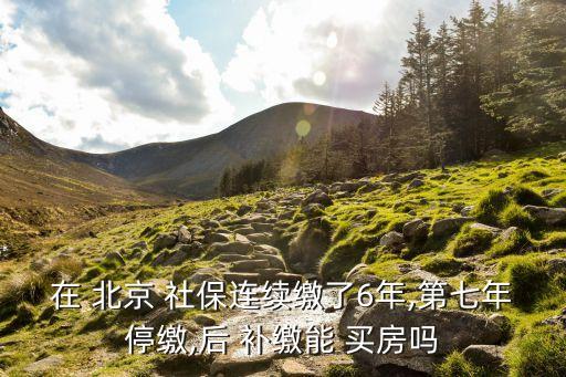 北京補(bǔ)繳社保可以買房嗎,成都一次性補(bǔ)繳社保買房