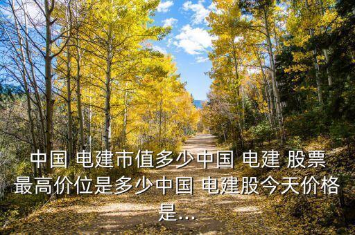 中國電建股票發(fā)行價(jià)