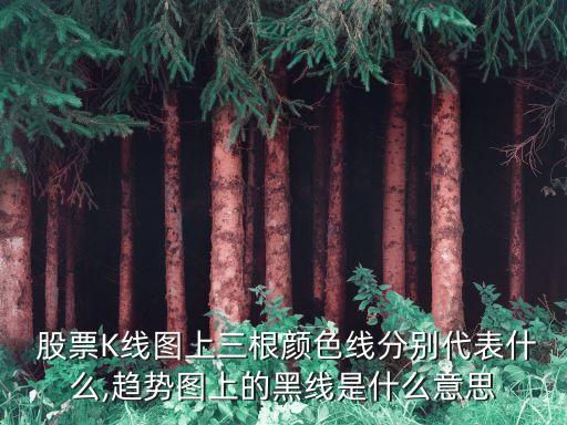  股票K線圖上三根顏色線分別代表什么,趨勢(shì)圖上的黑線是什么意思