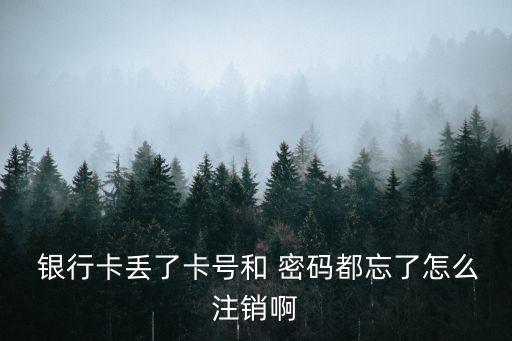 銀行賬戶忘記密碼能銷戶嗎,社?？ㄣy行賬戶忘記密碼怎么辦