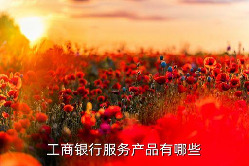 工商銀行服務產(chǎn)品有哪些