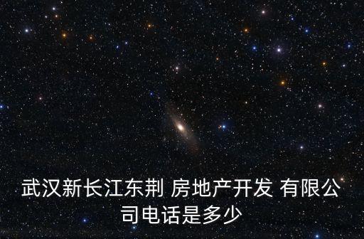 武漢新長(zhǎng)江東荊 房地產(chǎn)開發(fā) 有限公司電話是多少
