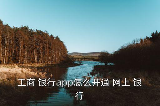 工商 銀行app怎么開(kāi)通 網(wǎng)上 銀行