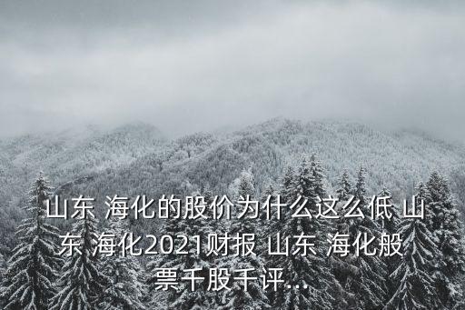  山東 ?；墓蓛r為什么這么低 山東 ?；?021財報 山東 ?；闫鼻Ч汕гu...
