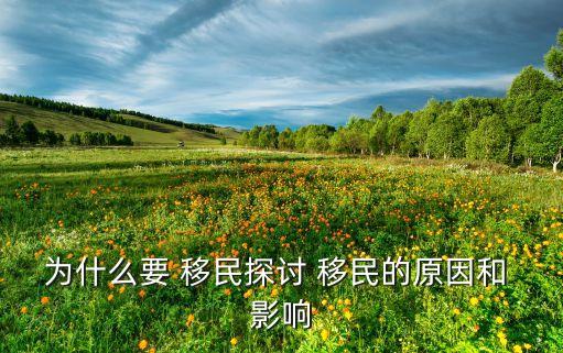 中國移民對(duì)中國的影響,中國古代移民的影響