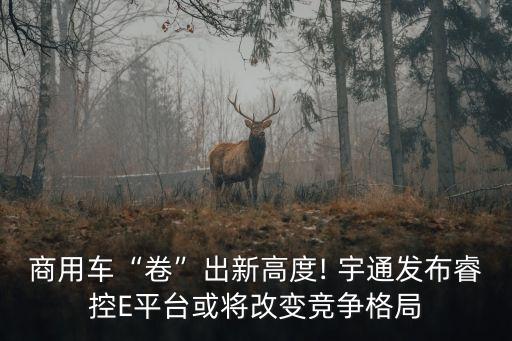 商用車“卷”出新高度! 宇通發(fā)布?？谽平臺或?qū)⒏淖兏偁幐窬? class=