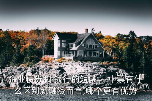 企業(yè)債券和 銀行的短融、 中票有什么區(qū)別就融資而言,哪個(gè)更有優(yōu)勢(shì)