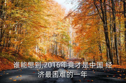 2016中國經濟