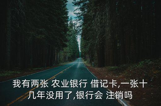 我有兩張 農(nóng)業(yè)銀行 借記卡,一張十幾年沒用了,銀行會(huì) 注銷嗎