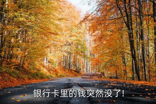 銀行卡錢(qián)不見(jiàn)了,存錢(qián)進(jìn)銀行卡錢(qián)不見(jiàn)了