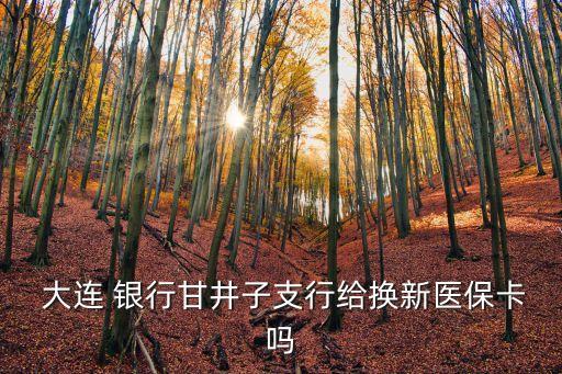 大連 銀行甘井子支行給換新醫(yī)?？▎? class=
