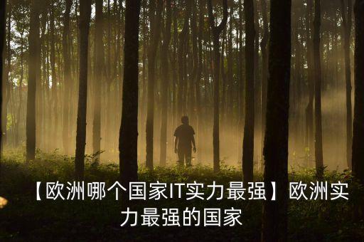 【歐洲哪個國家IT實力最強(qiáng)】歐洲實力最強(qiáng)的國家