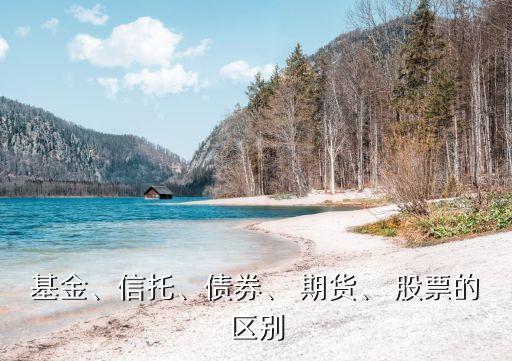 基金、信托、債券、 期貨、 股票的區(qū)別