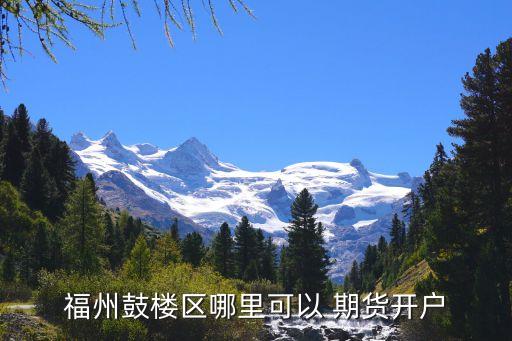 福州鼓樓區(qū)哪里可以 期貨開(kāi)戶