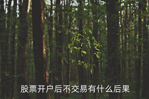 股票賬戶棄置不用,開(kāi)通股票賬戶不用會(huì)有影響嗎