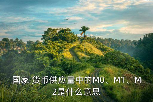 國(guó)家 貨幣供應(yīng)量中的M0、M1、M2是什么意思