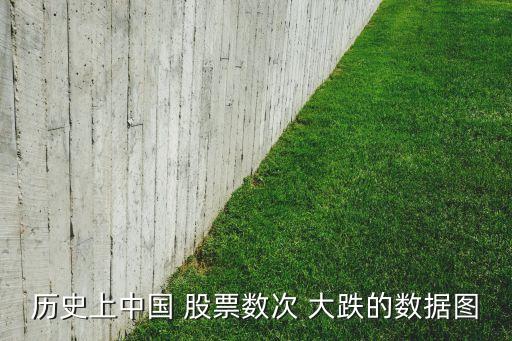 歷史上中國 股票數次 大跌的數據圖
