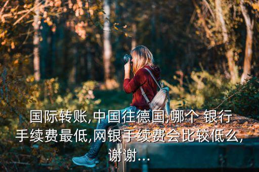  國際轉賬,中國往德國,哪個 銀行手續(xù)費最低,網(wǎng)銀手續(xù)費會比較低么,謝謝...