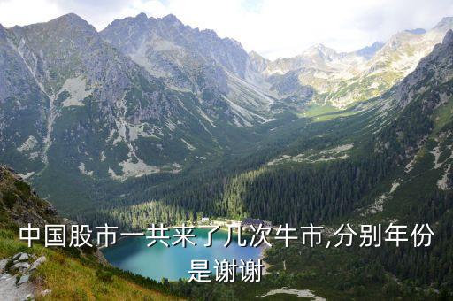 中國(guó)股市一共來了幾次牛市,分別年份是謝謝