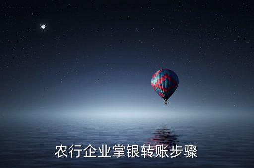 農行企業(yè)掌銀轉賬步驟