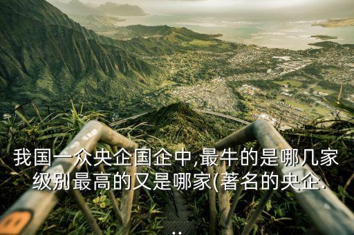 我國一眾央企國企中,最牛的是哪幾家 級(jí)別最高的又是哪家(著名的央企...