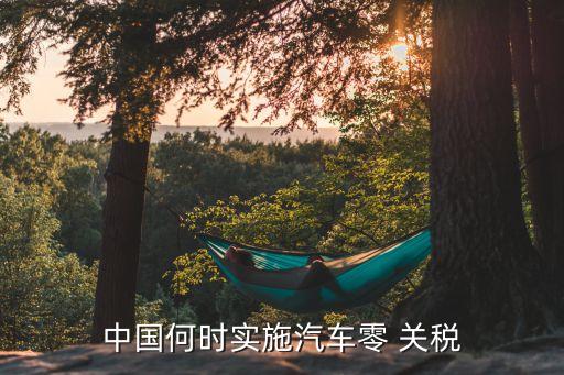 中國何時實(shí)施汽車零 關(guān)稅